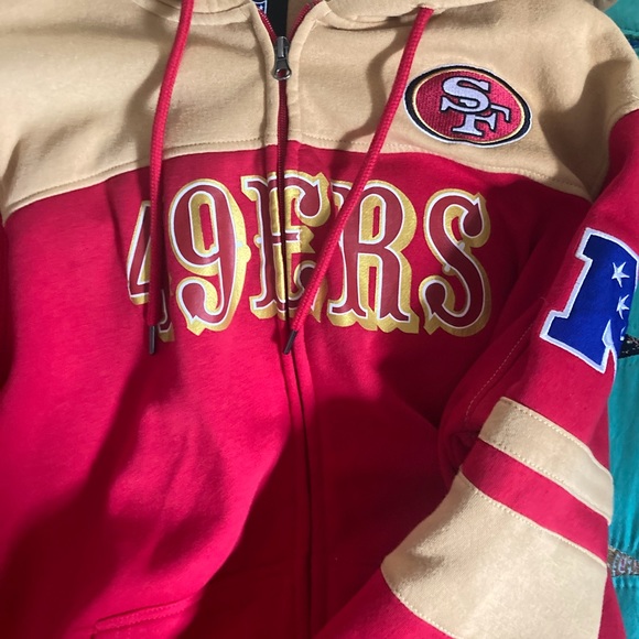 NWOT San Francisco 49ers NFL Full Zip Hoodie Size Large - Picture 3 of 7